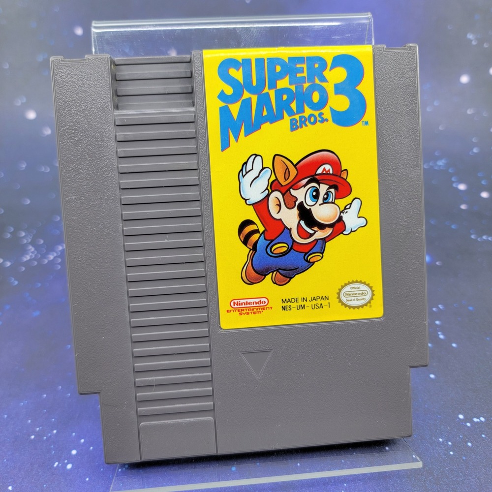 Nintendo NES Super Mario Bros 3 Game Cartridge NES-UM-USA-1 Made in Japan
